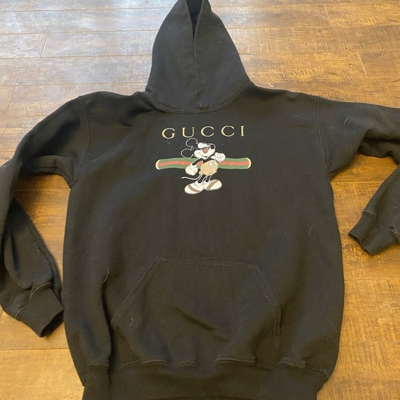 Disney Other - Black Hoodie with Mickey Mouse Design